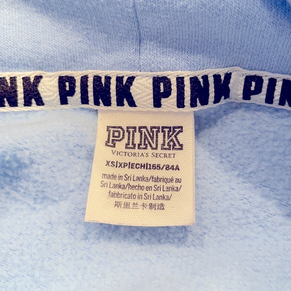 PINK Victoria’s Secret Baby Blue Sweatshirt - Picture 4 of 4